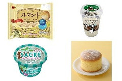 今週新発売のおやつまとめ！『ミニルマンド カスタード風味』、『たべる牧場パフェ コーヒー＆みるく』など♪