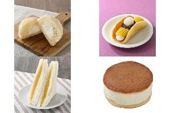 今週新発売のホイップまとめ！『白生クリームパン ダブルミルク』、『白玉入りお芋のどら焼き』など♪