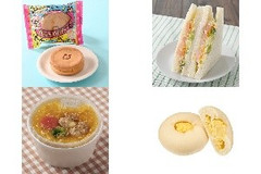 今週新発売のたまご味まとめ！『たまごっち まんまる焼き ミルククリーム味』、『たまご＆海老ブロッコリーサンド』など♪