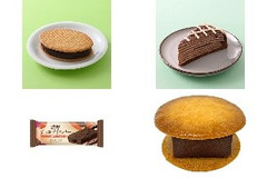 今週新発売のチョコレート味まとめ！『クリスピーチョコサンド』、『ショコラミルクレープ 生チョコレート使用』など♪