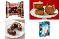 今週新発売のココア味まとめ！『ザ チョコパン』、『ねこねこバターサンド オレンジショコラ』など♪