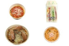 今週新発売のトマトまとめ！『ベーコンとトマトソースのパスタ』、『王様トマトの野菜ミックスサンド』など♪