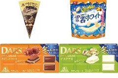 今週新発売のチョコレート味まとめ！『ザ・クレープ チョコ＆チョコ』、『チョコフレーク 雪雲ホワイト』など♪