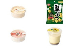 今週新発売の期間限定まとめ！『迎春 白いチーズケーキ』、『堅ぶつ 焼のり味』など♪