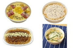 今週新発売のコンビニパスタまとめ！『ポテトとベーコンのコーンクリームパスタ』、『チーズと黒胡椒のパスタ カチョエペペ風』など♪