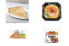 今週新発売のボリュームのある食べものまとめ！『どかっと満足パン ハムチーズエッグ』、『彩りサーモン丼』など♪