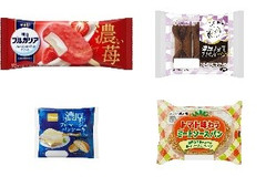 今週新発売の濃厚な食べものまとめ！『ブルガリア フローズンヨーグルトデザート 濃い苺』、『濃厚チョコプチサンド』など♪
