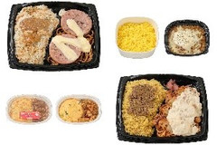 今週新発売のコンビニ寿司・コンビニ弁当🍣🍱まとめ！『ソーセージ＆生姜焼き ソース焼きスパ』、『チーズの虜 キーマカレー』など♪
