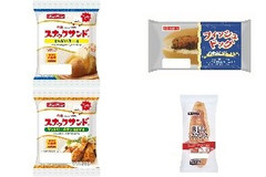 今週新発売の惣菜パンまとめ！『スナックサンド じゃがバター味』、『フィッシュドッグ タルタルソース』など♪