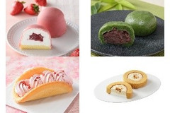 今週新発売のローソンスイーツ🍰まとめ！『× ICHIBIKO ショコラドーム いちご』、『草餅 つぶあん』など♪