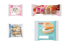 今週新発売の菓子パン🍫まとめ！『もちっと桜あんぱん』、『薄皮 いちごチョコクリームパン』など♪