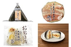 今週新発売のマヨネーズ味まとめ！『手巻おにぎり 海老マヨネーズ』、『炙りベーコンおむすび チーズマヨネーズ入』など♪