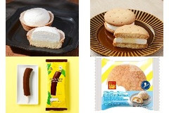 今週新発売のローソンスイーツ🍰まとめ！『ふわ生2層のチーズタルト』、『しっとりビスケットサンド レアチーズ』など♪