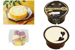 新発売のコンビニスイーツ：ローソン「Uchi Cafe’ SWEETS×八天堂 カスタードくりーむロールケーキ」ほか