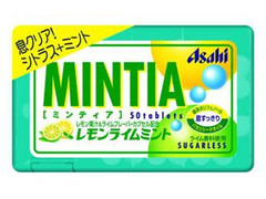 アサヒ ミンティア レモンライムミント 商品写真