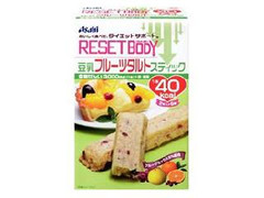 アサヒフード＆ヘルスケア リセットボディ 豆乳フルーツタルトスティック 箱2本×6
