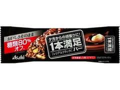 アサヒフード＆ヘルスケア 1本満足バー シリアルブラック 糖類80％オフ 袋38g