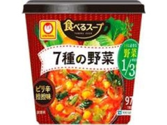 食べるスープ 7種の野菜 ピリ辛担担味 カップ29g