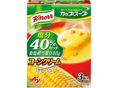 カップスープ コーンクリーム 塩分40％カット 箱3袋