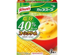 クノール カップスープ コーンクリーム 塩分40％カット 箱3袋