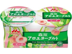 森永 アロエヨーグルト ピーチ カップ80g×2