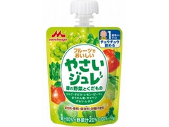 森永 フルーツでおいしいやさいジュレ 緑の野菜とくだもの