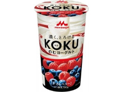 森永 KOKU のむヨーグルト ダブルベリー カップ190g