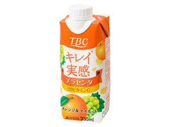 森永 TBC キレイ実感 プラセンタ オレンジ＆マスカット パック330ml