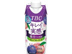 森永 TBC キレイ実感 鉄分＋カルシウム プルーン＆もも パック330ml