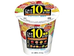 森永 これでフルーツ10種類ヨーグルト フルーツミックス カップ210g