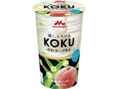 森永 KOKU のむヨーグルト アロエ＆ピーチ