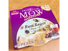 森永 MOW スペシャルラムレーズン バターの香り 商品写真