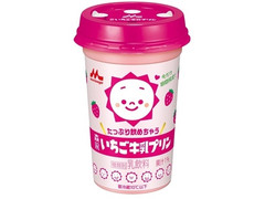 森永 たっぷり飲めちゃう森永いちご牛乳プリン 商品写真