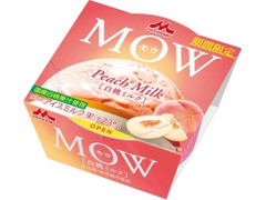 森永 MOW 白桃ミルク 商品写真