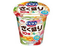 森永 ビヒダスヨーグルト ざく盛りフルーツ