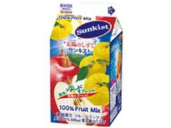 サンキスト 100％フルーツミックスゆずブレンド パック500ml