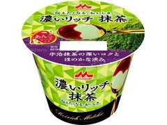 森永 濃いリッチ 抹茶 あんこソース入り