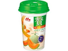 森永 贅沢倶楽部 メロンミルク カップ240ml