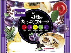 Pasco 5種のたっぷりフルーツ リンゴ、レーズン、パイン、パパイヤ、プルーン
