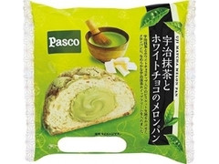 宇治抹茶とホワイトチョコのメロンパン 袋1個