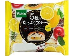 Pasco 5種のたっぷりフルーツ リンゴ、レーズン、パイン、パパイヤ、レモン