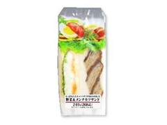 サークルKサンクス 野菜＆メンチカツサンド 商品写真