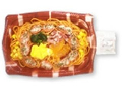 サークルKサンクス ルベッタ 大皿 チョリソーとベーコンの太麺ナポリタン