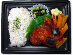 サークルKサンクス 栄養バランス弁当 トマトチキンとひじき枝豆煮 商品写真