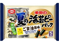 亀田製菓 夏の海苔ピーパック ごま油風味