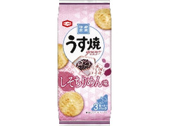 亀田製菓 うす焼グルメ しそちりめん味 袋75g