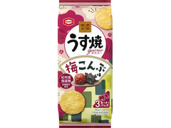 亀田製菓 うす焼グルメ 梅こんぶ味 商品写真