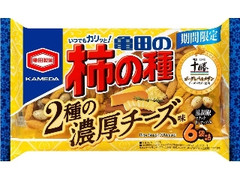 亀田製菓 亀田の柿の種 2種の濃厚チーズ味 袋25g×6