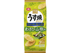 亀田製菓 うす焼グルメ わさび山椒味 商品写真