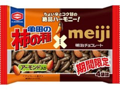 亀田の柿の種チョコ＆アーモンド 袋77g